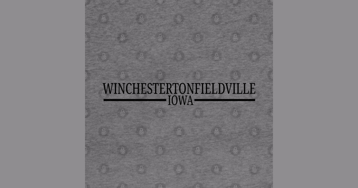 Winchestertonfieldville Iowa Mr Deeds Hoodie TeePublic